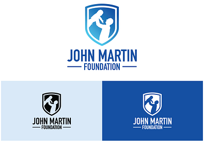 John Martin Foundation branding design flat icon illustration logo minimal typogaphy typography vector