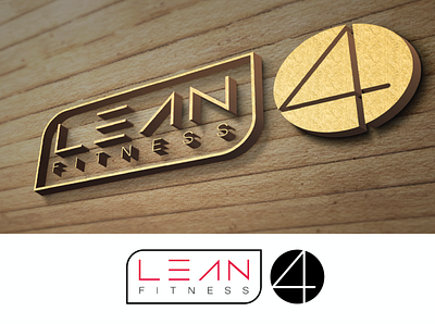 LEAN FITNESS 4 (2) art branding design flat icon illustration logo minimal typogaphy typography vector