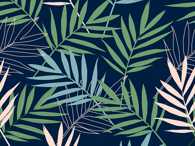 Natural Pattern Design design illustration leafs leaves pattern seamless seamless pattern vector