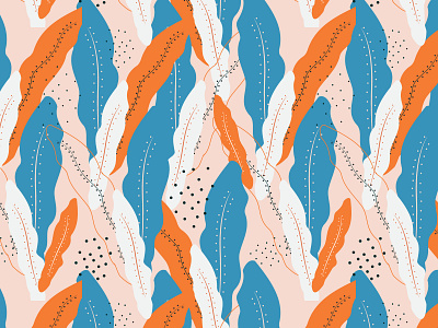 Colorful Foliage Seamless Pattern