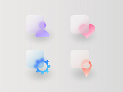 Glass Effect Icons