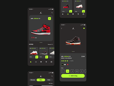 Sneakers Online store - Mobile App