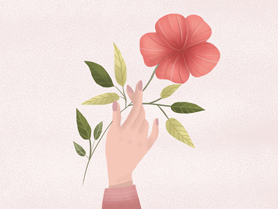 Flower of happiness childrens illustration design illustration illustration art