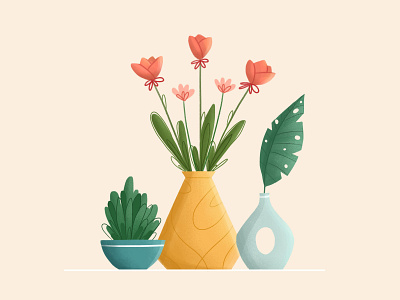 Hello spring! character design design digital art digital illustration flower illustration illustration illustration art vector vector art vector illustration
