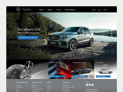 Mercedes-Benz Website Design