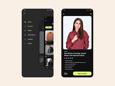 eCommerce App Screen app design design ecommerce ui ux