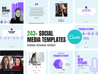 243 Instagram Canva Templates for Coaches and Entrepreneurs