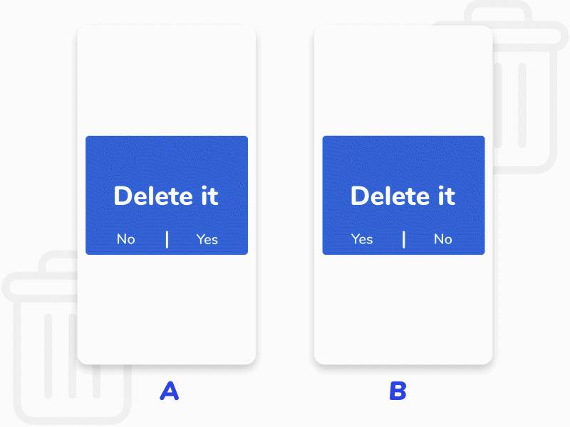 User Experience for Delete