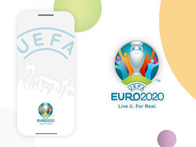 EURO 2020 Concept App app branding clean design euro euro2020 football illustration splash typography uefa ui ux