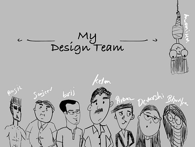 My Team design sketch teams