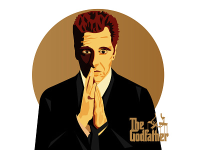 The Godfather Vector Portrait adobe godfather illustration illustrator portrait portrait art vector