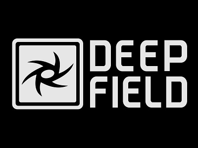 Deep Field logo cosmic custom dark galaxy logo stars