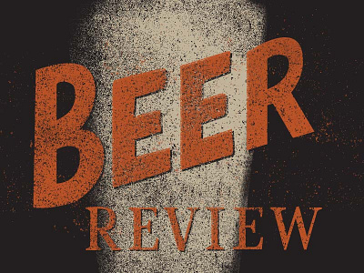 WIP Beer Review beer lettering texture