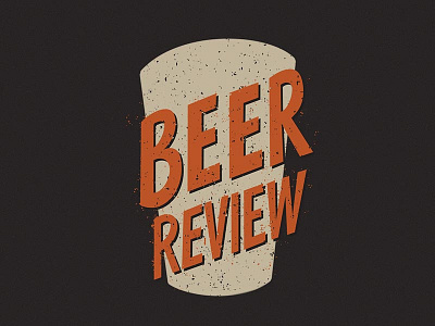 Beer Review Logo beer hand drawn logo texture