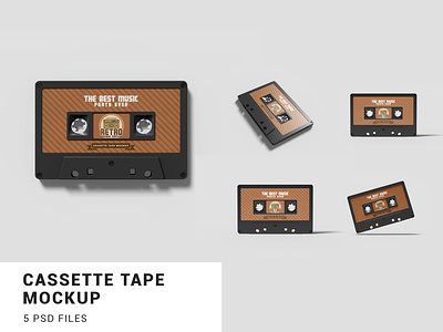 Cassette Tape Mockup Bundle