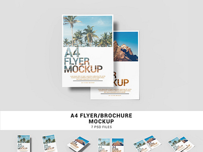 A4 Flyer/Brochure Mockup