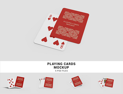 Playing Cards Mockup card mockup cards game game mockup mockup playing playing cards mockup