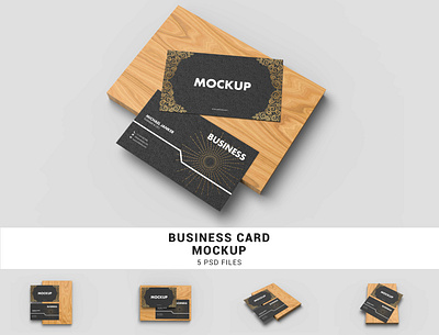 Business Card Mockup on the Wood branding branding mockup business card business card mockup business mockup card mockup mockup personal branding