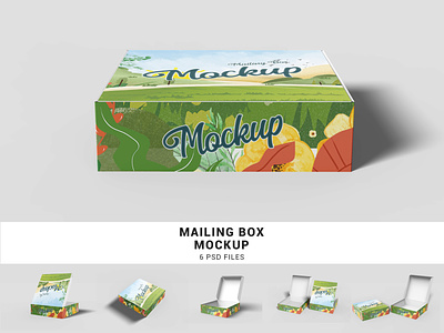 Mailing Box Mockup