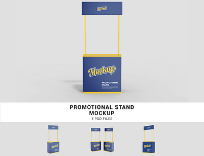 Promotional Stand Mockup brand branding branding mockup mockup promotional mockup promotional stand psd psd mockup stand stand mockup