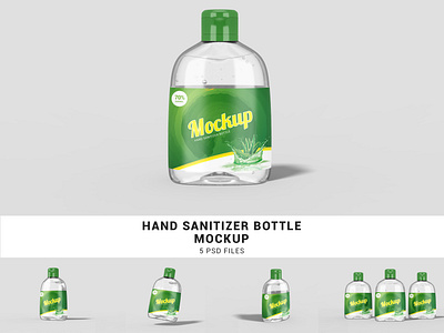 Hand Sanitizer Bottle Mockupp