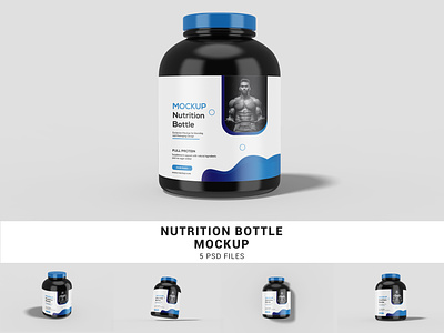 Nutrition Bottle Mockup