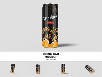 Drink Can Mockup branding branding mockup can mockup drink can mockup drink mockup mockup psd psd mockup water mockup