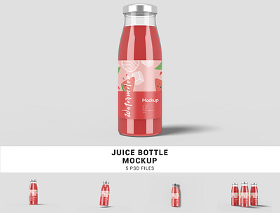 Juice Bottle Mockup bottle mockup branding branding mockup design juice bottle mockup juice mockup mockup mockup design packaging packaging mockup psd psd mockup