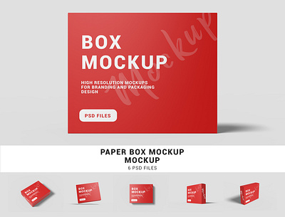 Paper Box Mockup box box mockup branding branding mockup mockup mockup design packaging packaging mockup paper box mockup psd psd mockup