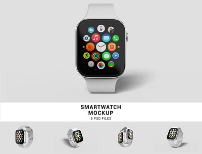 Smartwatch Mockup apple watch apple watch mockup branding branding mockup display mockup mockup screen mockup smartwatch smartwatch mockup