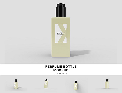 Slim Perfume Bottle Mockup bottle mockup branding branding mockup mockup packaging packaging mockup perfume perfume bottle psd psd mockup
