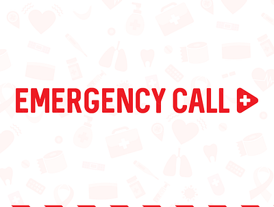 EMERGENCY CALL Logo design branding design emergency graphic design illustration logo vector