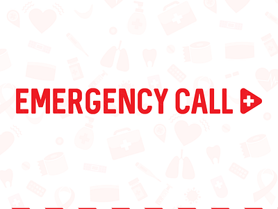 EMERGENCY CALL Logo design