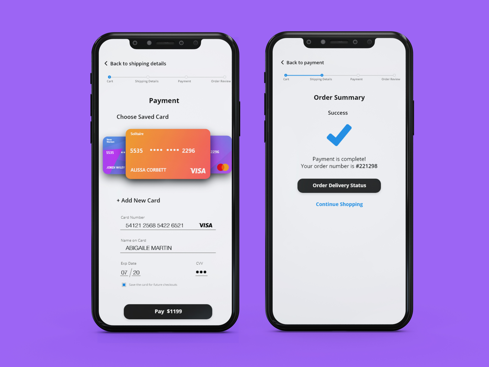 Credit Card Checkout by Mac Julian Samuel on Dribbble