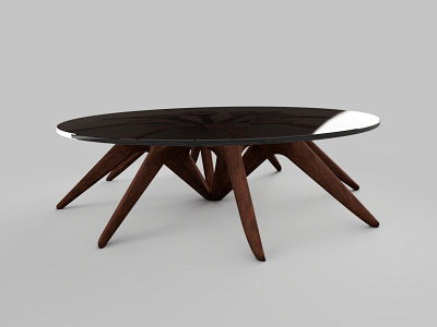 Root Table cad design furniture fusion360 industrial design product product design prototyping rendering table
