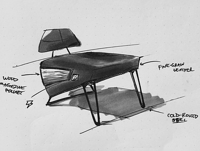 Furniture Sketch chair drawing drawings furniture illustration industrial design marker product design sketch sketchbook