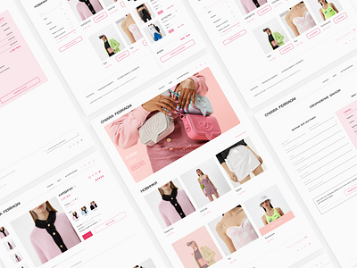 Chiara Ferragni online store design concept