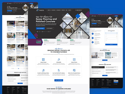 Web Design for Concrete Flooring & Polishing