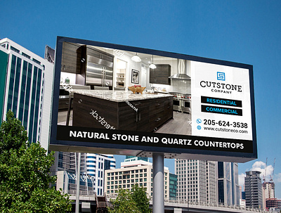 Banner Ad Design for Natural Stone Products branding creative design graphic design