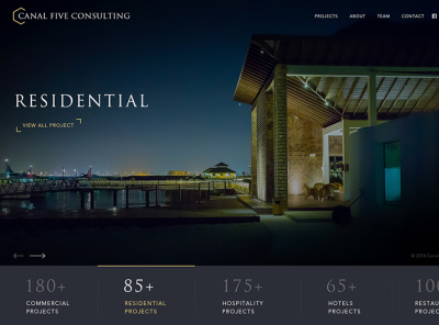 Parallax Website Design for Real Estate Business