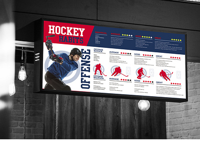 Ice Hockey Poster Mockup branding creative graphic design