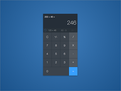 Day 004 -- Calculator 004 dailyui design ui ux