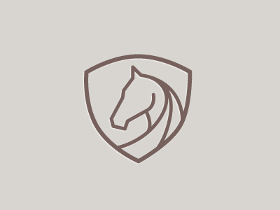Cavalor @chilli branding embleem horse logo shield