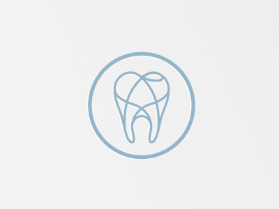 Tandzorgcentrum blue centrum circle lines medical tandenzorg tooth