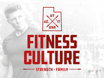 Fitness Culture Gym Logo bodybuilding concept fitness graphic design gym gymshark logo steve cook typography