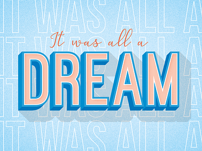 It was all a dream, I used to read Word Up magazine 3d biggie smalls design jay z poster quote song lyrics typography vector