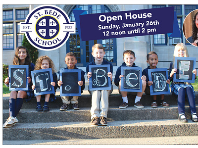St. Bede School advertising design newspapers non profit open house pittsburgh catholic school