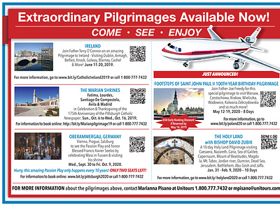 Pittsburgh Catholic sponsored pilgrimages design indesign newspapers non profit photography pilgrimages pittsburgh catholic tours travel