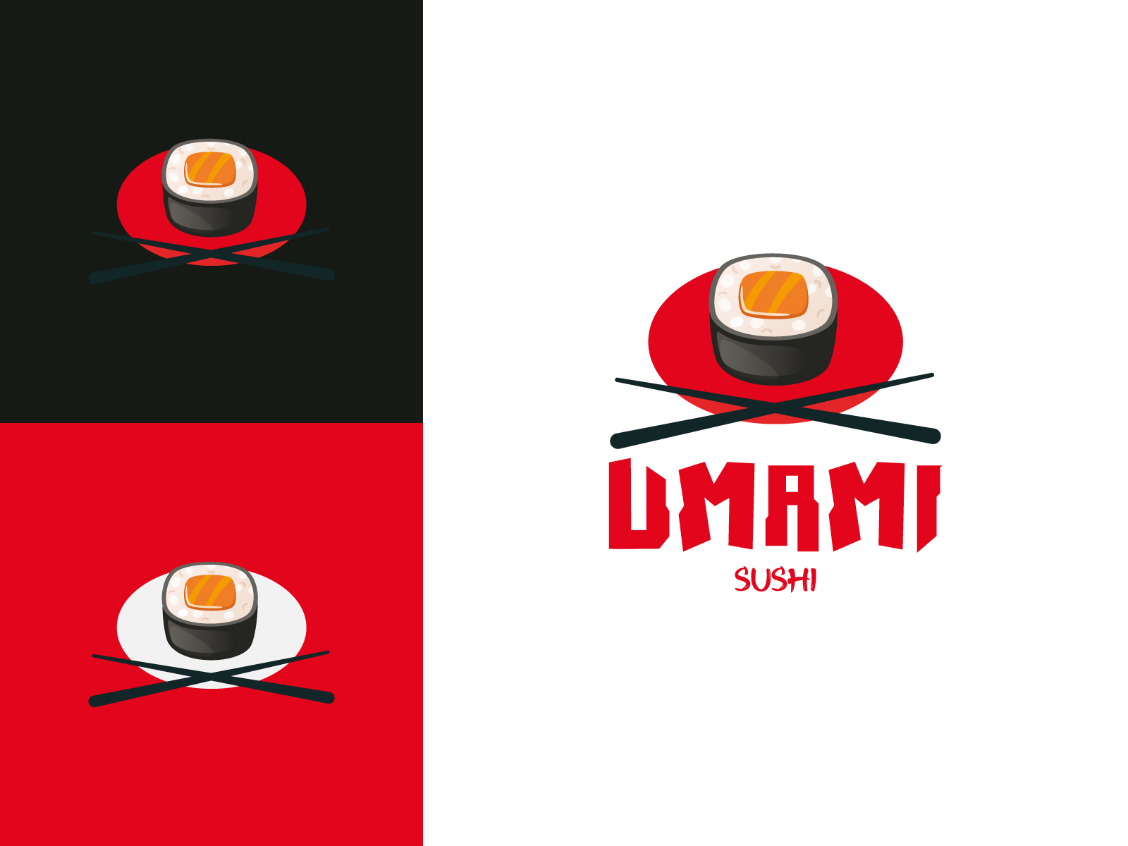 Umami Sushi Logotipo by Millennials Studio on Dribbble