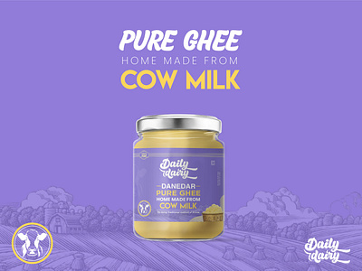 PURE GHEE OF COW AND BUFFALO BRANDING AND PACKAGING